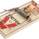 Victor Mouse Traps M150-10, Metal Pedal, Sustainably Sourced FSC Wood, Wooden Mouse Traps - Pack of 10