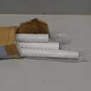 Door Security Bar for Home & Travel - 21-52" Adjustable Heavy Duty Anti-Burglar Door Stopper Stick,Anti-Slip Base for Front, Patio, Sliding Window,Hotel,Apartment - Women,Travelers Essentials (White)