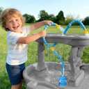 okcool Rechargeable Water Table Pump with Huge Water Output,Water Flow Rate up to 8L/min (2.11 GPM),Kids Sand Water Play Pump,Octopus-Shaped Design,Suitable for Most Water Table on the Market
