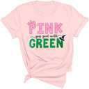 Woman Musical Movie Shirts Musical Girls Tee Birthday Gifts Fan Tee Casual Short Sleeve Tops (Pink, L)