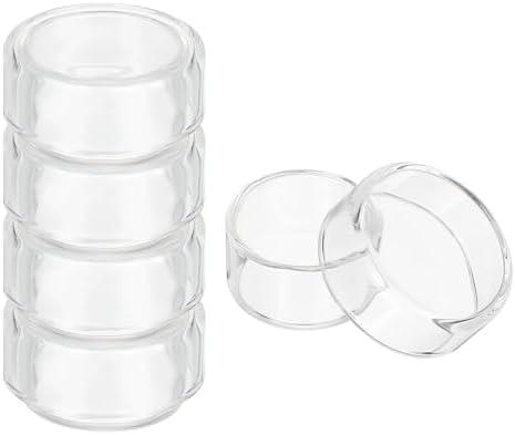 5 Pack PATIKIL 35mm High Borosilicate Glass Petri Dishes with Lids,  Petri Plates for Lab Science Experiment, Clear