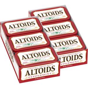Altoids Classic Peppermint Breath Mints, 1.76 Ounce (Pack of 12) (EXP 07/01/27)