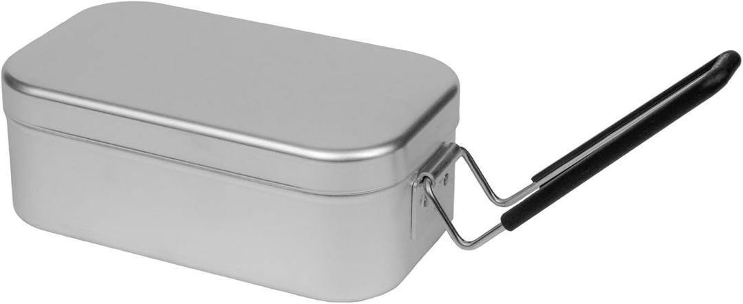 Trangia Mess Tin with Handle (6.5 x 3.5 x 2.6-Inch) , Silver