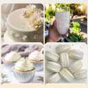 6 x Iridescent Edible Glitter for Cocktails Luster Dust Edible Iridescent Cake Glitter 15g Food Grade Drinks Glitter Shimmer Powder for Cupcake Fondant Baking Chocolate Strawberry Candy Cookie