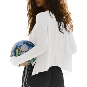 Darong Cotton Long Sleeve Workout Shirts for Women (XS)