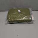 BALCONY & FALCON Extra Large Faux Linen Rectangular Tablecloth, Water Resistant Table Cover, Used for Gatherings, Households, Restaurants, Kitchens, Banquets 90x130inch (Fine Yarns - Olive)