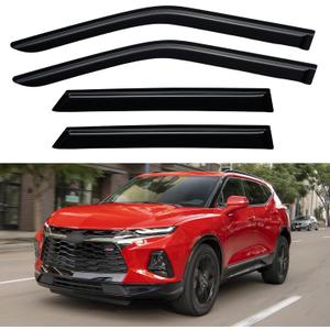 Window Visors Rain Guards for 2019-2026 Chevy Blazer, Out-Channel Window Vent Wind Deflectors Visors Shades for 19 20 21 22 23 24 25 26 Chevy Blazer