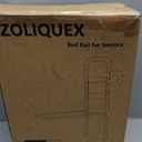 Three Grab Bars Bed Rails for Elderly Adults Safety, Bed Assist Rail with Leg, Adjustable Bedside Handle for Seniors Fall Prevent Bed Cane, Medical Bed Rail Fits Queen, King, Full, Twin