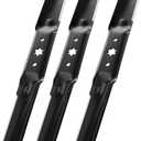 942-05056A High Lift Mower Blades,6-Point Star Mower Blades Replacement for Cub Cadet 54'' Enduro XT1-54 ST GT LT Craftsman Z560 T310 Z6900 Troy Bilt Mustang RZT L54 942-05056 742-05056A ZT1-54