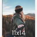 Upsimples 11x14 Picture Frame, Wall Gallery Photo Frames with Engineered Wood, White 1 Pack