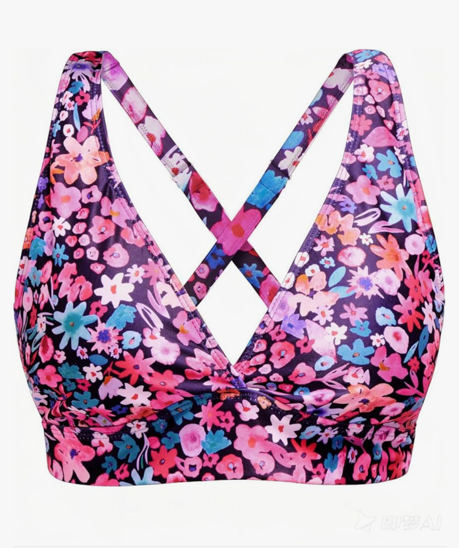 Daci Women Underwire Bikini Top Only - Push Up Swimsuit Top Large Bust Bathing Suit Tops 2025 Supportive Swim Tops M