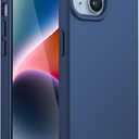 JETech Silicone Case for iPhone 14 6.1-Inch Phone Case Cobalt Blue | Silky-Soft Touch, Full-Body Protective, Shockproof Cover, with Microfiber Lining