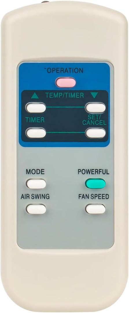 Replace A/C Unit Remote Control Suits for Panasonic AC Air Conditioner A75C2062 A75C2063 A75C2064 A75C2065 A75C4187 A75C2454 671190018A 671190018B 671190018C 671190018E