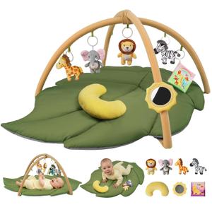 Baby Play Mat, Large Baby Play Gym, 1.5 in Thick Tummy Time Mat