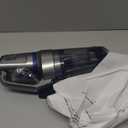 JONYJ Handheld Vacuum Cordless, 16000PA Strong Suction Hand Held Car Vacuum Cleaner, Portable Hand Vacuum Rechargeable with Multi-Nozzles & LED Light for Home, Car, Office, Pets (Silver & Blue)