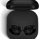 Wireless Charging Case Compatible for Beats Fit Pro, Portable Charger Case Replacement with Bluetooth Pairing Sync Button, 700mAh Built-in Battery (Not Included Earbuds) (Black)