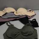 Angelhood Nursing Bra 5 Pack Womens Maternity Breastfeeding Seamless Wireless Sleep Bra with Extenders