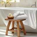 Greenfound White Bath Towels 5-Pack, Super Absorbent Family Bath Towel Set for Bathroom, Pool & Gym, Gentle Quick-Dry Fabric for Adults, Children & Pet Dog, Perfect for Everyday Use, Hotel & SPA