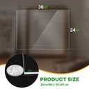 VOISEN 2 Pack Plexiglass Sheets 1/8 Inch Thick, 24"X36" Plexi Glass Panel,Plastic Sheet for Crafts,Signs, Display Cases, Sneeze Guard, Cut with Engraver,Power Saw or Hand Tools