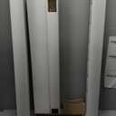 36" Vinyl Gate Kit with Square Balusters, White