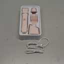 Bikini Trimmer for Women - Painless Electric Razors for Silk Skin,Cordless Body Shaver for Trip,Replaceable Lady Facial Razor, IPX7 Waterproof&Easy Cleaning, Ceramic Blade, Gifts for Her (Pink)