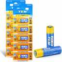 YKM 10 Pack A27 12V Alkaline Battery LR27A MN27 L828F 27A 12 Volt Battery for Ceiling Fan Remote Garage Door Opener