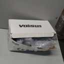 VOLISUN Solar Deck Lights Driveway Dock Lights, 8-Pack Led IP68 Waterproof Outdoor Warning Step Lights for Driveway Sidewalk Garden Pathway Yard(White, Auto On/Off