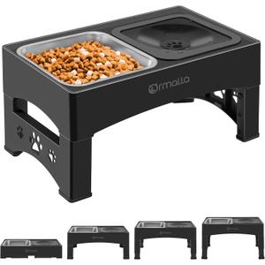 Raised Stainless Steel Style-US Black