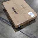 COLAMY Wooden Dining Chairs Set of 6, Modern Upholstered Fabric Dining Room Chair, Farmhouse Kitchen Side Chairs with Foot Pegs, Beige