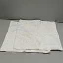 Winter Snowflake Embroidery Decorative Throw Pillow Covers 18 x 18 Set of 2, Tufted Snow Porch Outdoor Home Decor, Plush Faux Fur Jacquard Sofa Couch Cushion Case