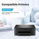 LC501XL Ink Cartridges High Yield Compatible Replacement for Brother LC501XL LC501 XL LC501 Ink Cartridges use with MFC-J1260DW MFC-J1360DW MFC-J1410DW Printer (Black, Cyan, Magenta, Yellow, 4 Pack)