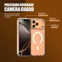 CPHUSA Protective Case Compatible for iPhone 17 Pro | TPU + Acrylic Hybrid | Military-Grade Drop Protection | Shock Absorption | Slim Profile | Textured Grip | Wireless Charging | Clear