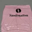 Saodimallsu Womens Summer Sleeveless Mini Dress Casual Polo Collared Button V Neck Knit Sweater Shirt Dresses (Pink, S)