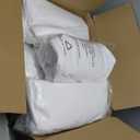 Fokitut 6 Pack Round Tablecloth, 132 Inch, Stain Resistant and Wrinkle Polyester Table Cloth, Fabric Table Cover for Kitchen Dining, Wedding, Party, Holiday Dinner-White