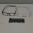 JM 2 Pack Magnetic Reading Glasses for Men Women, Hang Neck Blue Light Blocking Computer Readers Tortoise & Clear +3.0