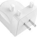 Wall Charger Base for Oral B Braun Electric Toothbrush, Wireless Wall Mount Oral-B Toothbrush Charger, Compatible with for Oral-B/Braun Most ModelsExcluding iO 7/8/9/10 and Pulsonic Series (white)