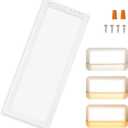 Kohree Dimmable RV Interior Light 12V 16.7" x 6.6", 1500 Lumen RV LED Ceiling Lights, 5 Levels of Dimming, 3 Color Temperature, 2900-6500K, Lights Fixtures for Car/Trailer (American, 1)