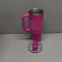 STANLEY Quencher ProTour Flip Straw Tumbler with Leakproof Lid 40 oz | Built-In Straw and Handle | Cup Holder Compatible for Travel | Insulated Stainless Steel Cup | BPA-Free | Vivid Violet Fade