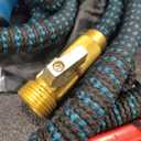 Expandable Water Hose, Hose with 10 Way Spray Nozzle, 3/4 Solid Fittings Brass, Expandable Garden Hose Outdoor, 20FT