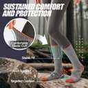 ANTSANG 5 Pairs Merino Wool Hiking Socks for Men & Women Thermal Winter Warm Moisture Wicking Cushion Boot Socks