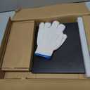 Sisyphy Ergonomics Desk Extender Tray, 9.5x9.1" Punch-Free Clamp on, Foldable Keyboard Drawer Tray, Table Mount Arm Wrist Rest Shelf, Computer Elbow Arm Support