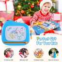 Smasiagon Magnetic Drawing Board for Kids - Toddler Toys for Age 1-2 Boys Girls - Educational Learning Toys for 1 2 3 Year Old Baby Birthday Gifts (Blue)