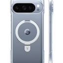 TORRAS Slim for Google Pixel 10 Pro XL Case Clear, Fit for MagSafe, Open Edge Frame, Phone Case for Pixel 10 Pro XL with Stand, Ultra Thin Minimalist, Never Yellowing, Shockproof Corner Cover, Clear