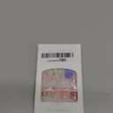 24Pcs Flower Press on Nails Almond Short Fake Nails with Pearl Rhinestones Design Handmade Acrylic Nails Pink Rose Glue on Nail 3D Gold Chrome French Tip False Nails Cute Floral Bow Artificial Nail