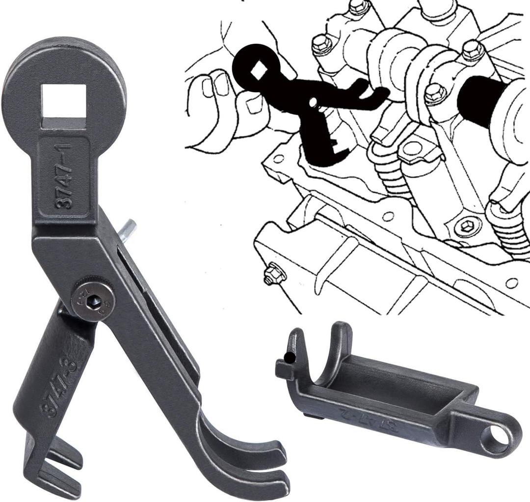 Rocker Arm Remover Installer & Valve Spring Compressor Tool for Chrysler, Dodge, Jeep 3.7L & 4.7L Engines 3747-123 10102 8426 8387 8516A
