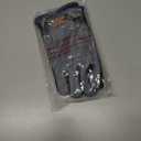 YESWELDER Leather Work Gloves for Men or WomenSuitable for welding | gardening |construction etc. Cowhide leather with cotton lining, wrist closure, grippy and durable.Reinforced palm,Black-gray L (Gray, L)