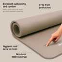 MSPORTS Yoga Mat Premium Non Slip Thick Extra Comfortable Exercise Mat for Home Workouts, Pilates, Stretching & Gym Cushioned NBR Foam, Gym Mat with Strap, for Women & Men