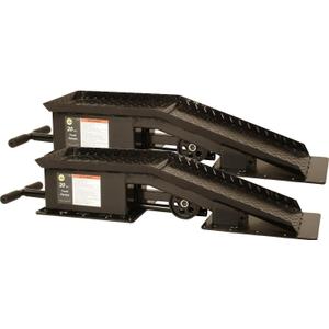 Omega 93200 Black Truck Ramp - 20 Ton Capacity