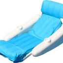 SWIMLINE ORIGINAL 10025M Sunchaser SunSoft Luxury Lounger Chair Pool Float | Molded Frame & Pontoon Design | Pool Floats Adult | Pool Lounger | Pool Accessories | Pool Chairs and Lounges For In Pool, Large