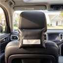 Car Tissue Holder,Car Tissue Box Holder,PU Leather,Easy Install for Seat Back,Sun Visor,Armrest Box(1 Pack),Excluding Tissues